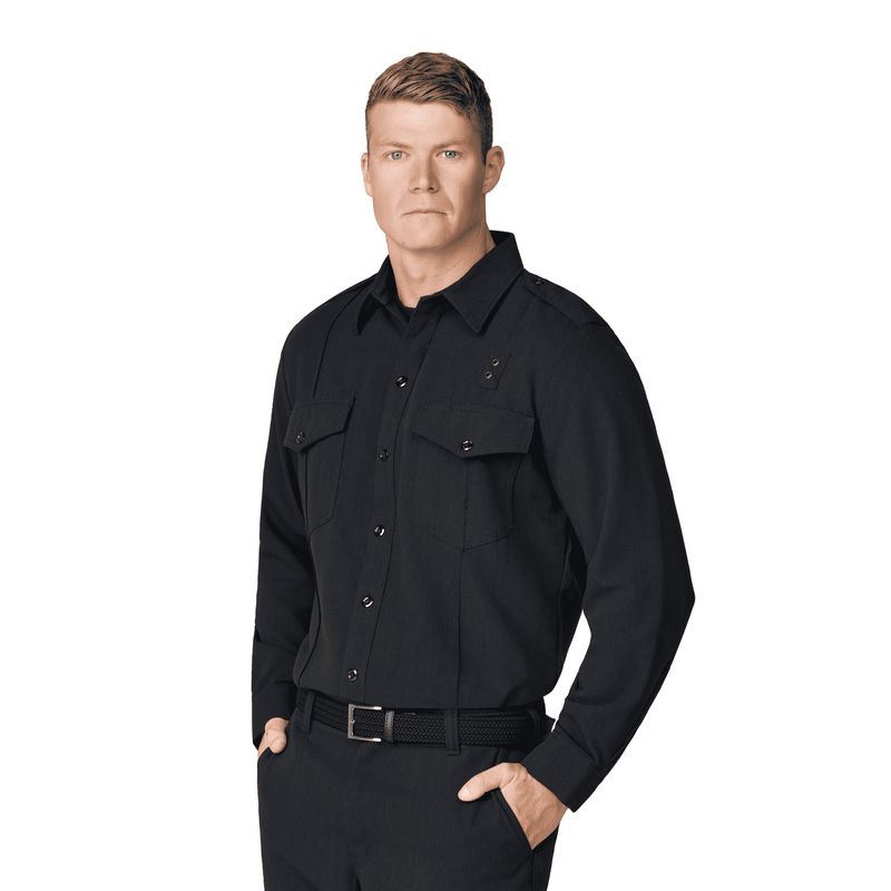 NXTGen FR Men's Classic Long Sleeve Fire Chief Shirt image number 7