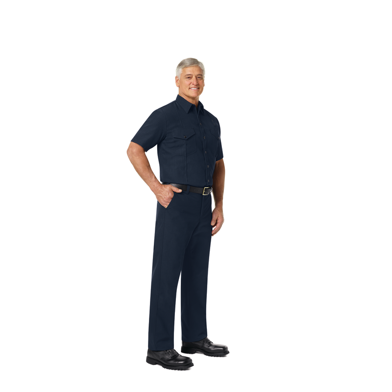 Men's Classic Short Sleeve Firefighter Shirt image number 7