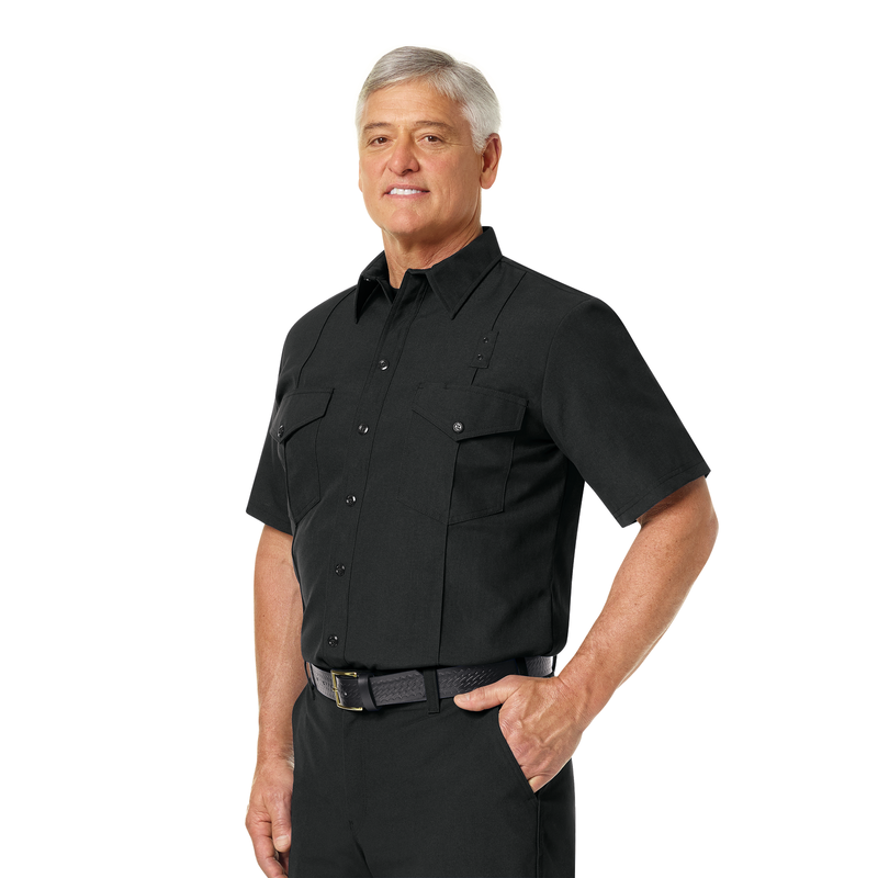 Men's Classic Short Sleeve Firefighter Shirt image number 5
