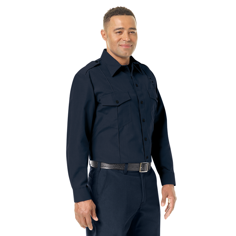 Men's Classic Long Sleeve Fire Chief Shirt image number 8