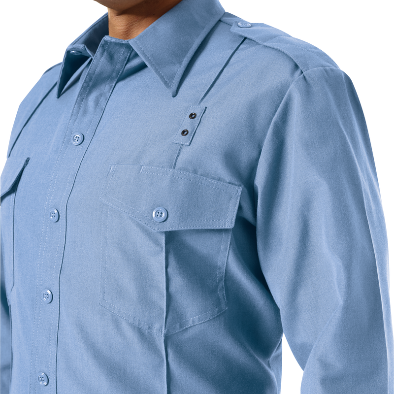 Men's Classic Long Sleeve Fire Chief Shirt image number 10