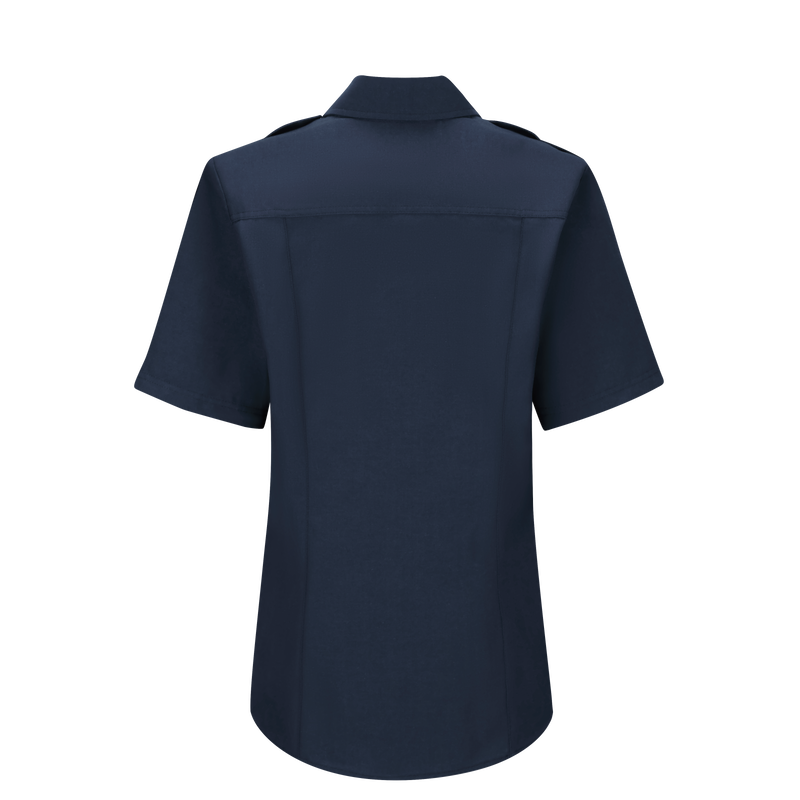 Women's Non-FR 100% Cotton Classic Short Sleeve Fire Chief Shirt  image number 1