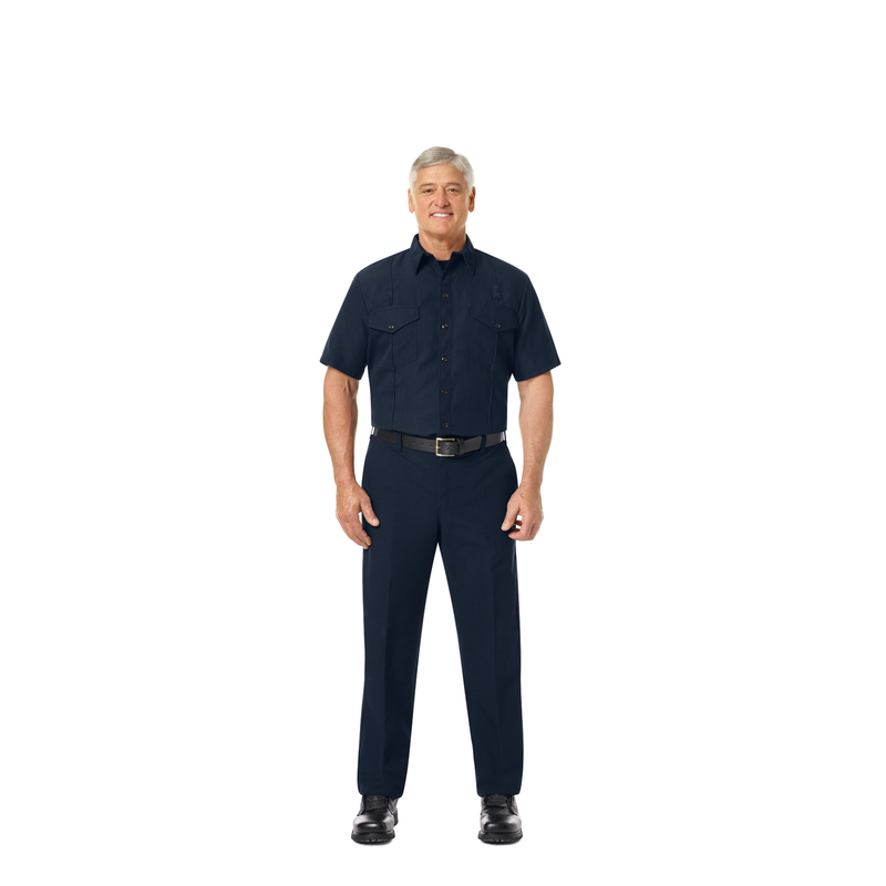 Men's Classic Short Sleeve Firefighter Shirt image number 2