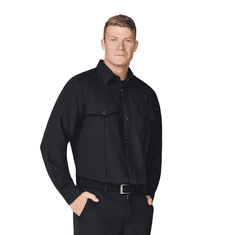 NXTGen FR Men's Classic Long Sleeve Fire Chief Shirt image number 6