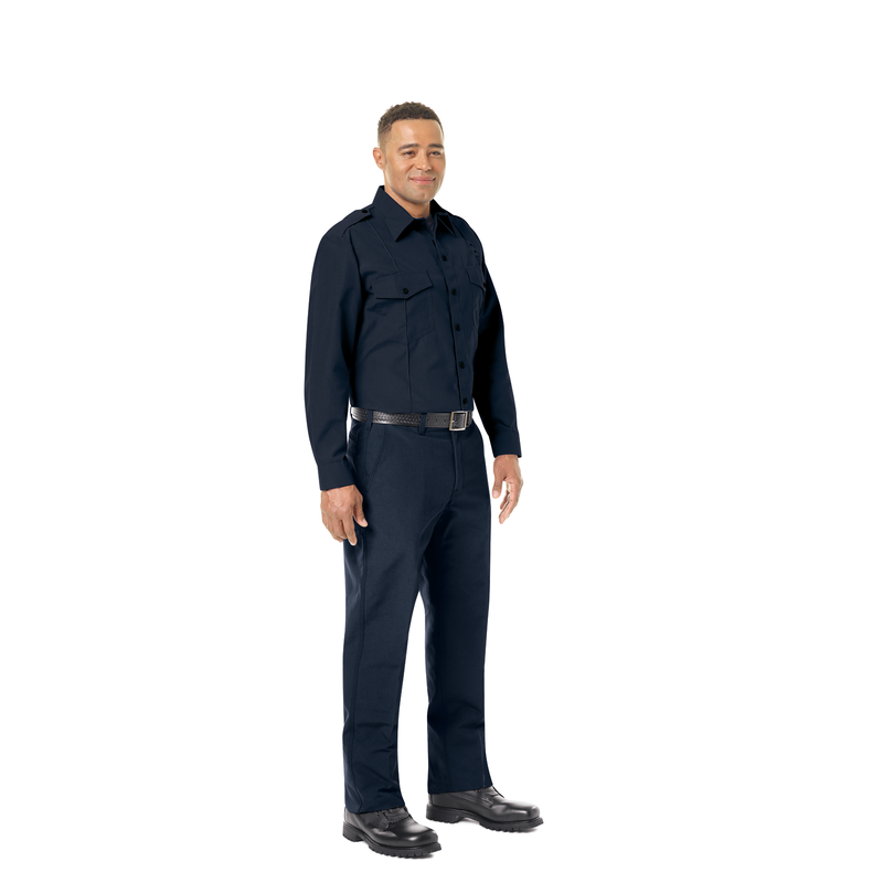 Men's Classic Long Sleeve Fire Chief Shirt image number 9