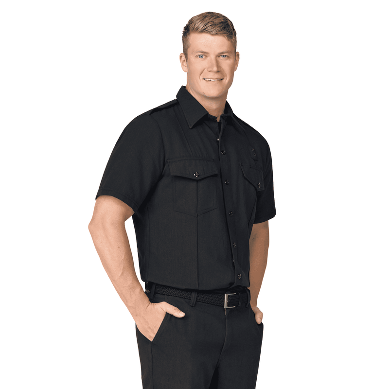 NXTGen FR Men's Classic Short Sleeve Fire Chief Shirt image number 6
