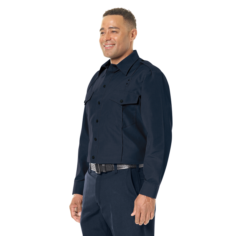 Men's Classic Long Sleeve Fire Chief Shirt image number 6