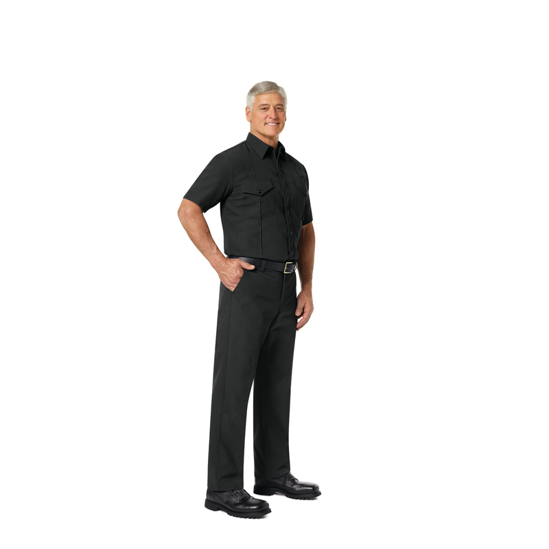 Men's Classic Short Sleeve Firefighter Shirt image number 7