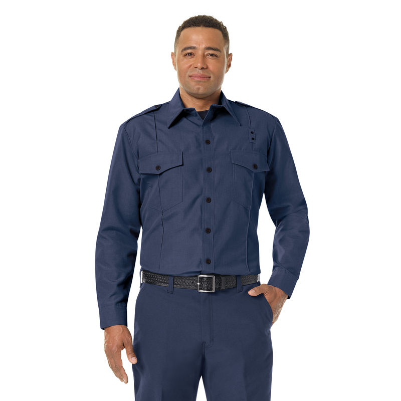 Men's Classic Long Sleeve Fire Chief Shirt image number 3