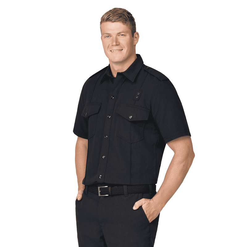 Men's NXTGen FR Classic Short Sleeve Fire Chief Shirt image number 7