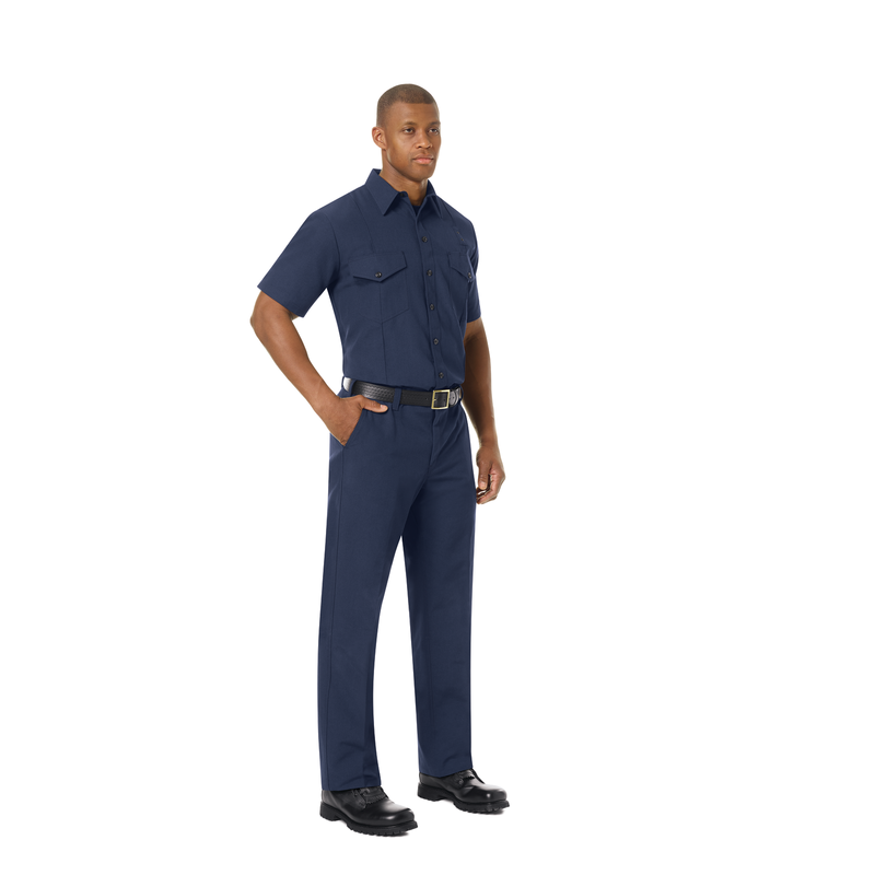 Men's Classic Short Sleeve Western Firefighter Shirt image number 8