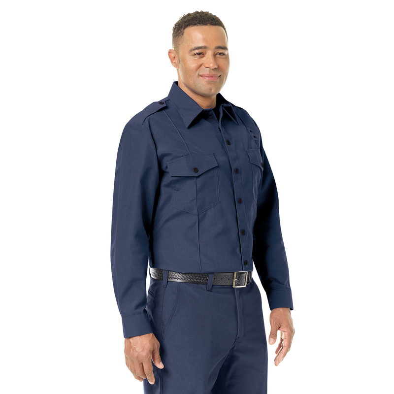 Men's Classic Long Sleeve Fire Chief Shirt image number 8