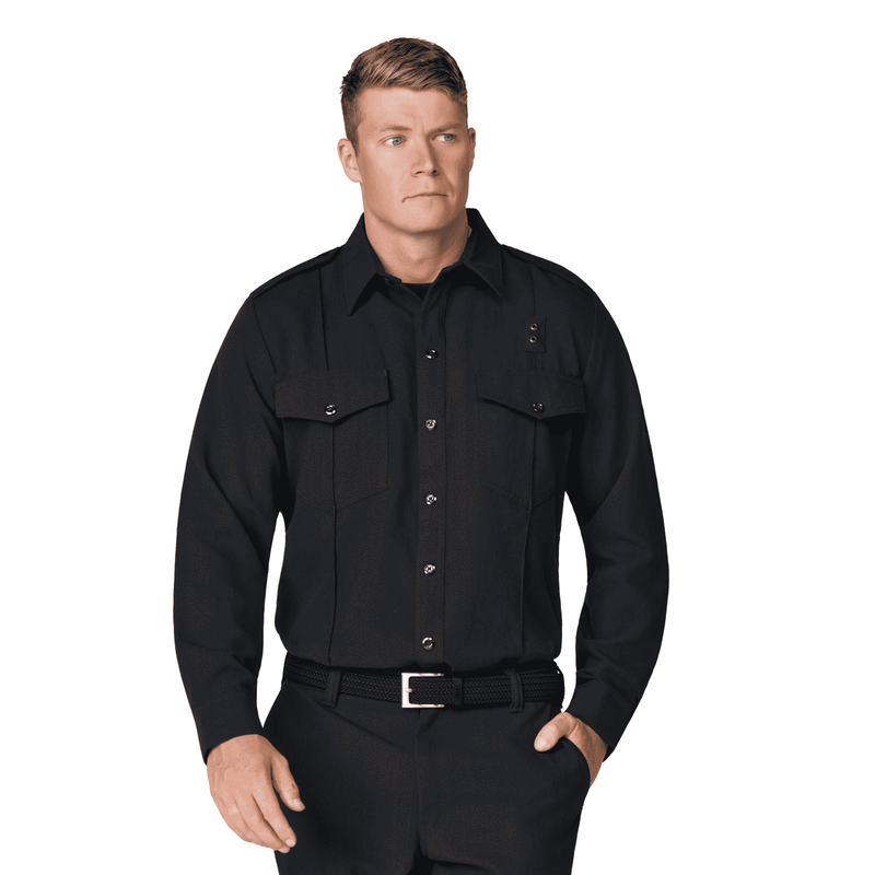 NXTGen FR Men's Classic Long Sleeve Fire Chief Shirt image number 4