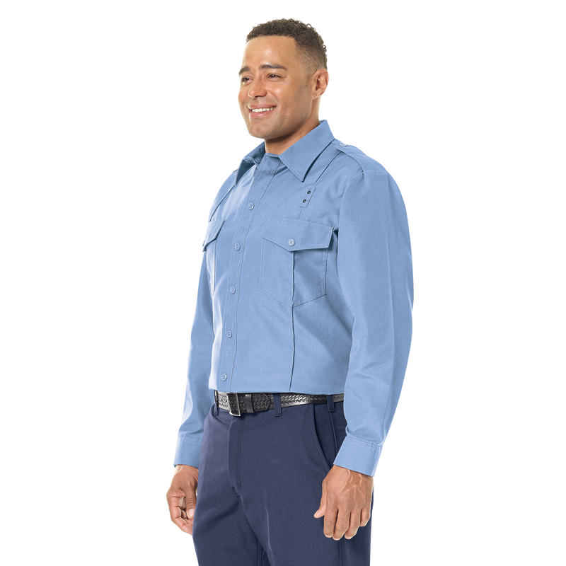 Men's Classic Long Sleeve Fire Chief Shirt image number 6