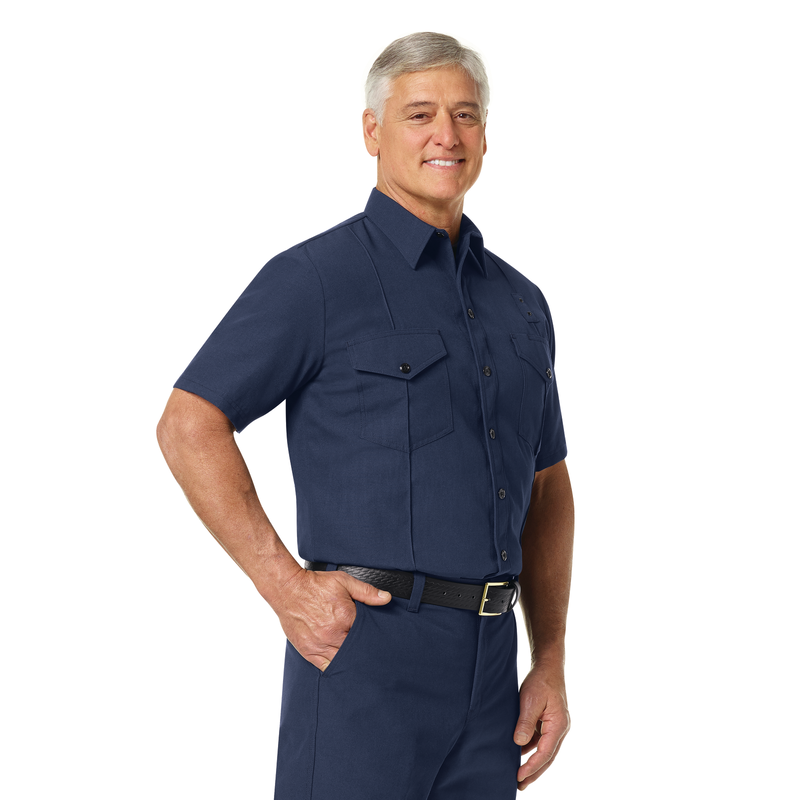 Men's Classic Short Sleeve Firefighter Shirt image number 8