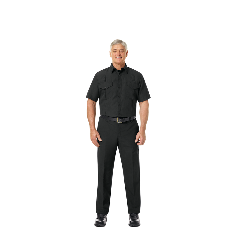 Men's Classic Short Sleeve Firefighter Shirt image number 2