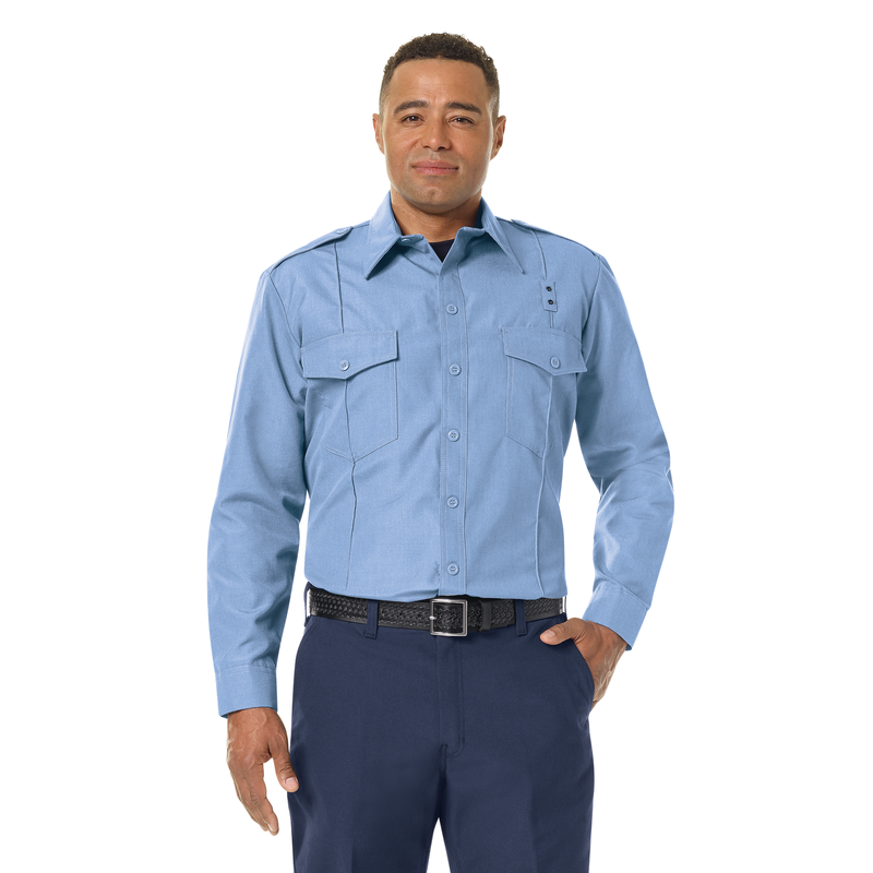 Men's Classic Long Sleeve Fire Chief Shirt image number 2
