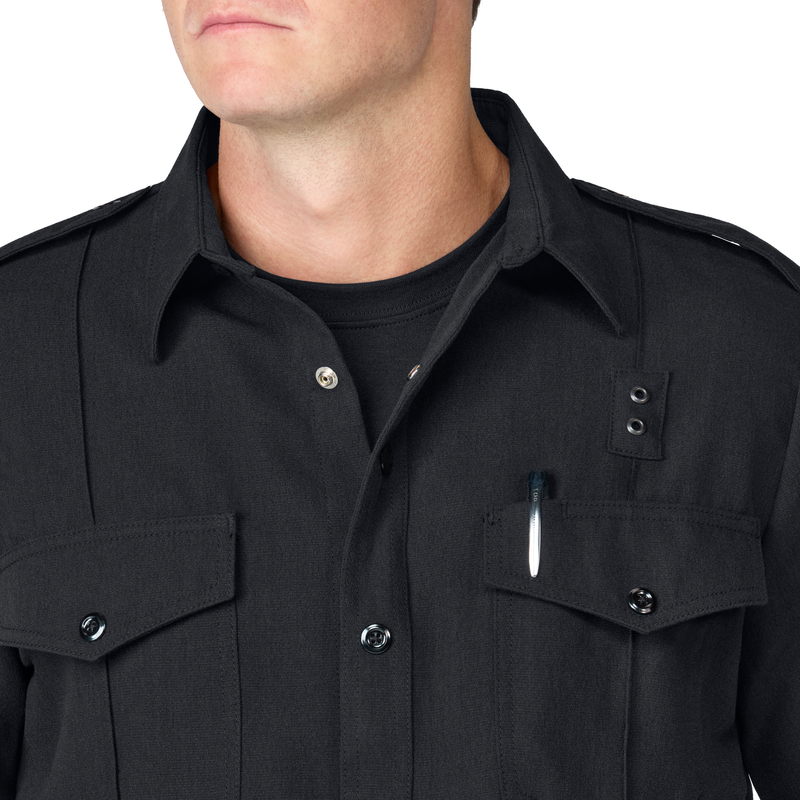 Men's NXTGen FR Classic Long Sleeve Fire Chief Shirt image number 9