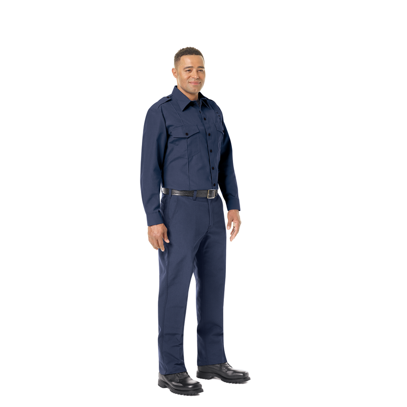 Men's Classic Long Sleeve Fire Chief Shirt image number 9