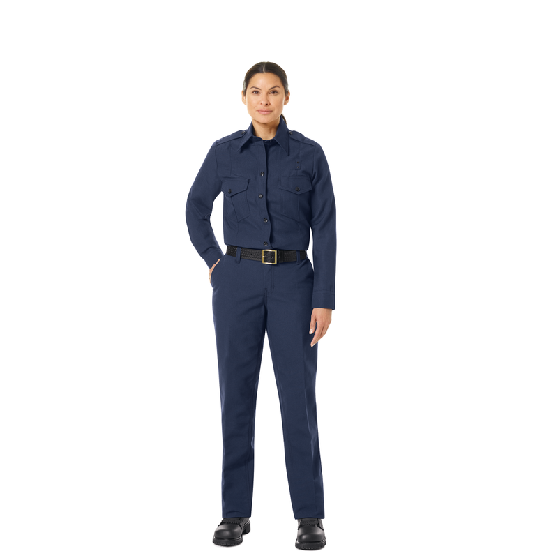 Women's Classic Long Sleeve Fire Chief Shirt image number 3