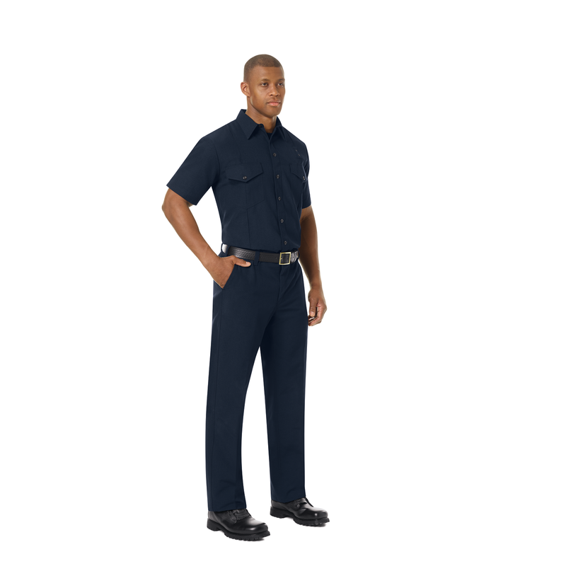 Men's Classic Short Sleeve Western Firefighter Shirt image number 8