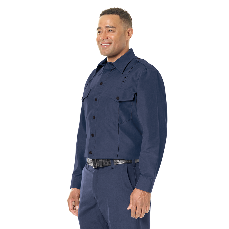 Men's Classic Long Sleeve Fire Chief Shirt image number 7