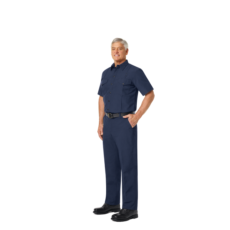 Men's Classic Short Sleeve Firefighter Shirt image number 6