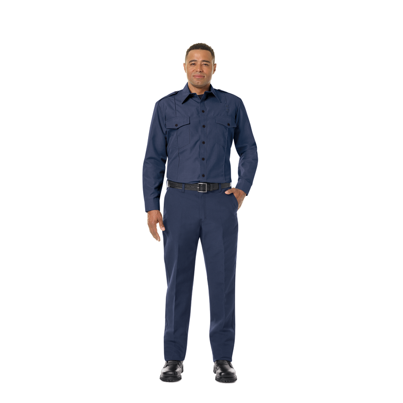 Men's Classic Long Sleeve Fire Chief Shirt image number 2